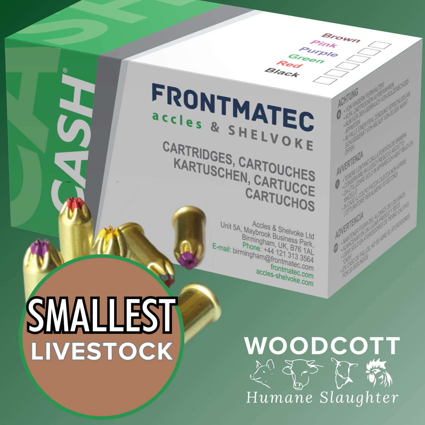 Stunner .22 Blanks Brown 1 Grain | Box of 100