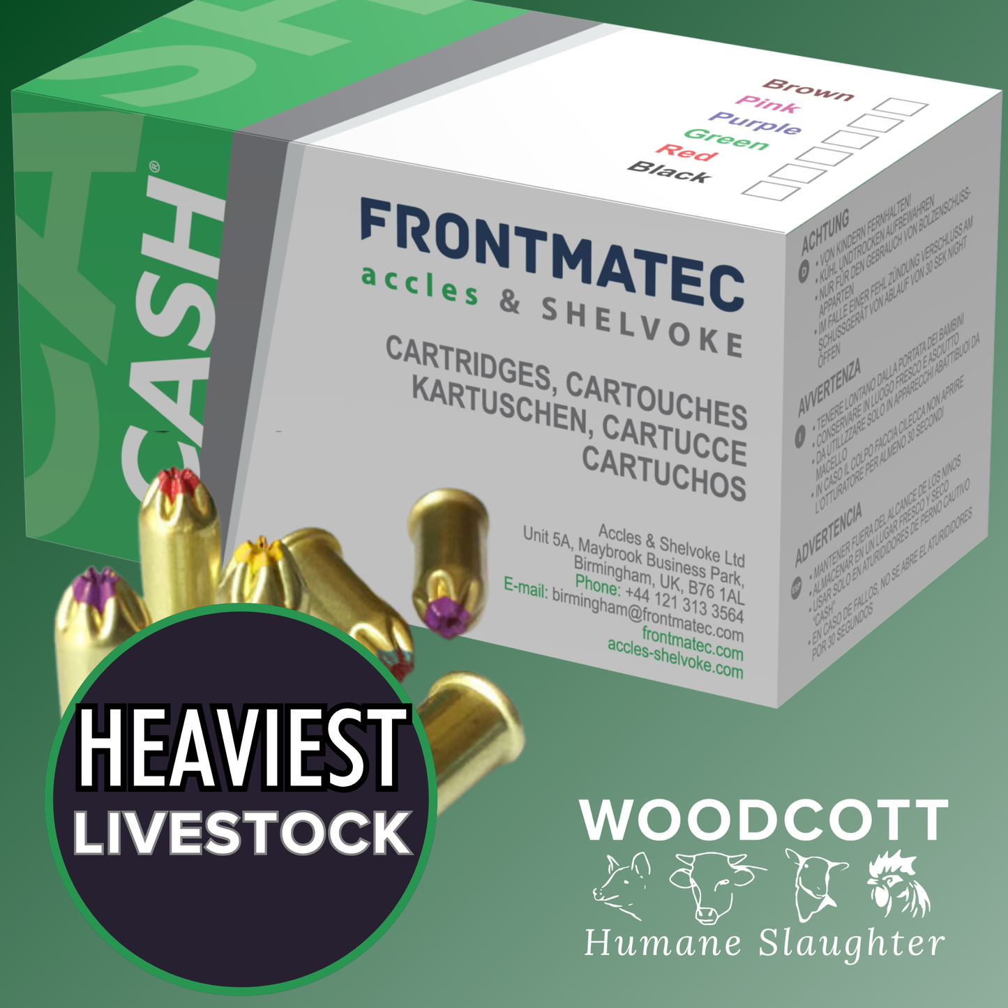 Stunner .22 Blanks Black 4.5 Grains | Box of 100