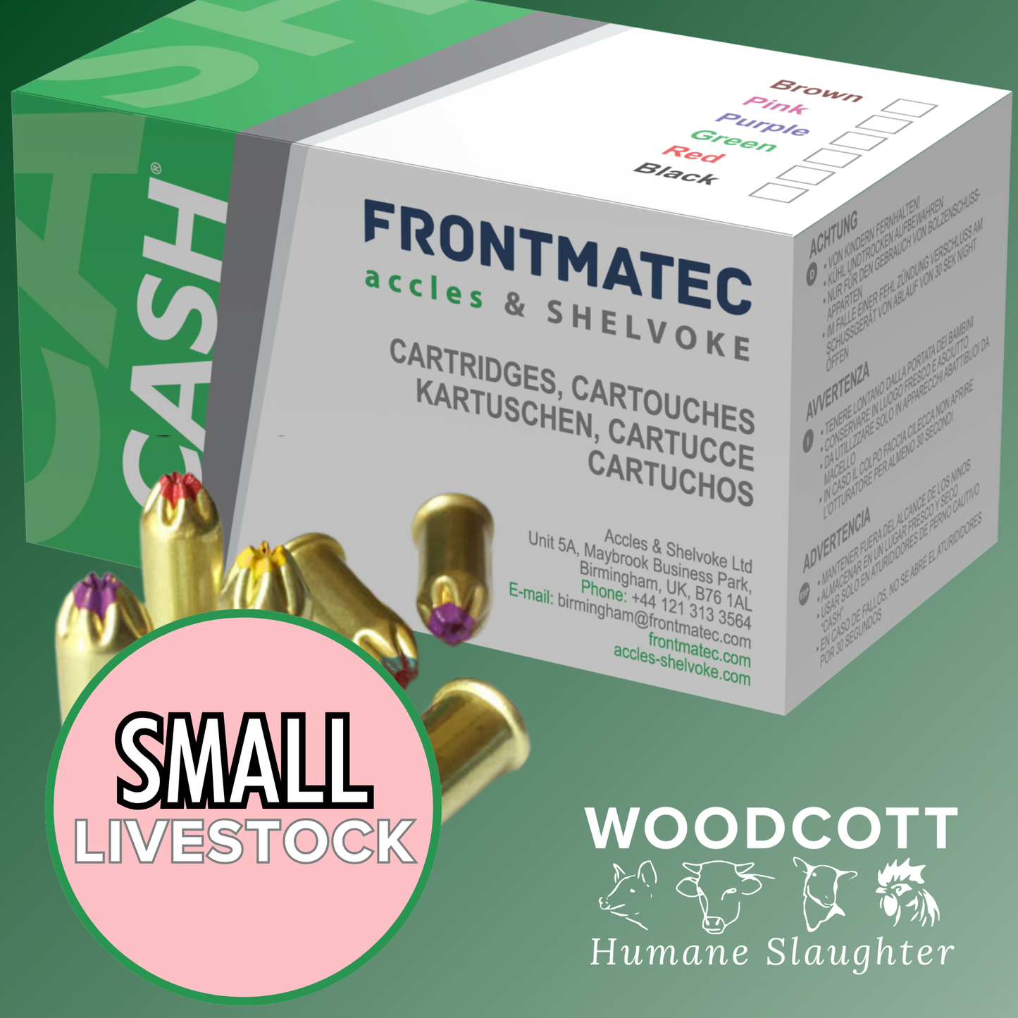 Stunner .22 Blanks Pink 1.25 Grains | Box of 100